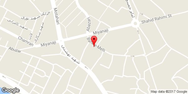 موقعیت پرده پرنیان روی نقشه