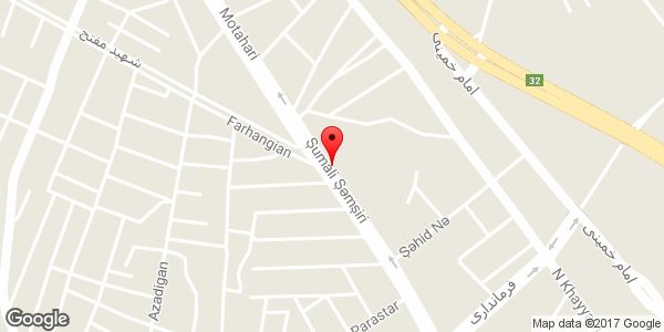 موقعیت فروشگاه افق کوروش روی نقشه