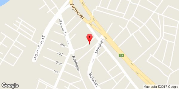 موقعیت کابینت آنتیک روی نقشه