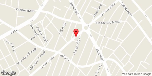 موقعیت لوازم خانگی ساحل روی نقشه