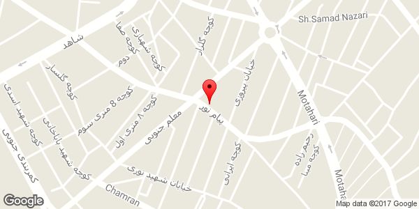 موقعیت آموزشگاه دخترانه زبانهای خارجی افق نو روی نقشه