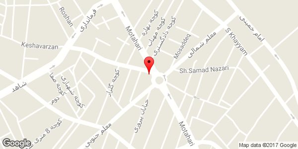 موقعیت کاشی سرامیک مرکزی روی نقشه