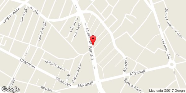 موقعیت امانت فروشی فرامرز روی نقشه