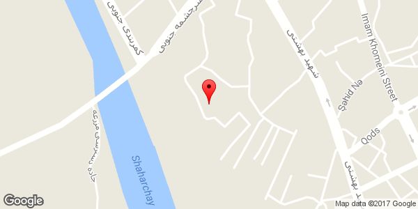 موقعیت قلعه نجفقلی خان روی نقشه