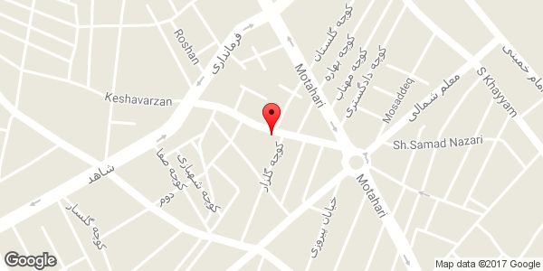 موقعیت گالری مبل کاج روی نقشه