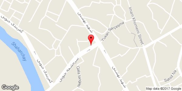 موقعیت آرایشگاه شمشاد روی نقشه