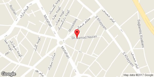 موقعیت آرایشگاه سامان روی نقشه