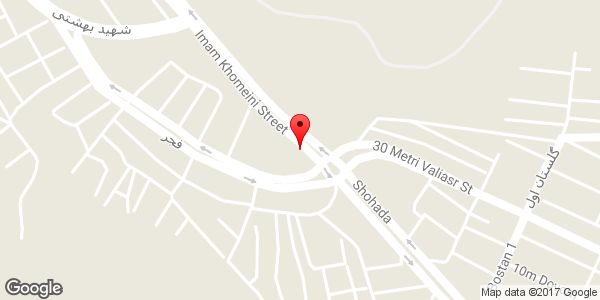 موقعیت مرکز تلفن ولیعصر روی نقشه