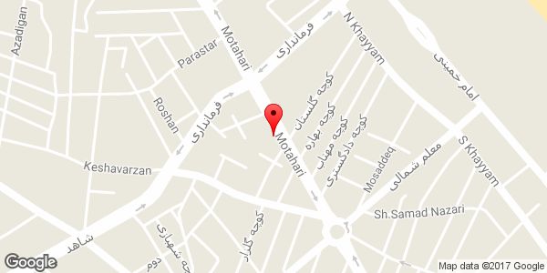 موقعیت الکتریکی خلیلی روی نقشه