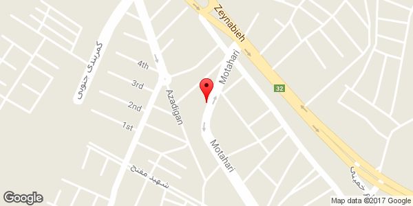 موقعیت آلومینیوم عزیزی روی نقشه