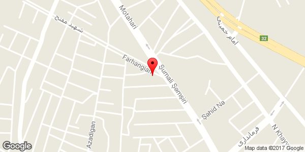 موقعیت فروشگاه لباس زنانه روی نقشه