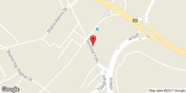 موقعیت لبنیاتی عبادی روی نقشه