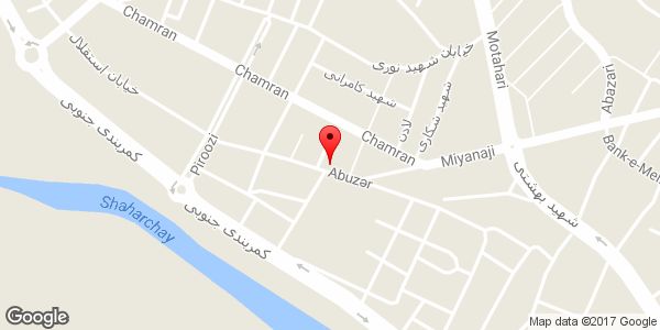 موقعیت سوپر مارکت روی نقشه