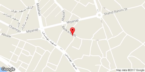 موقعیت فرش فرهی روی نقشه