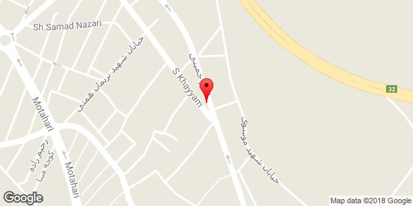 موقعیت کافی نت آریا روی نقشه