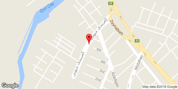 موقعیت خیابان کمربندی ساحلی روی نقشه