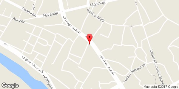 موقعیت دکوراسیون داخلی کوبوآ روی نقشه