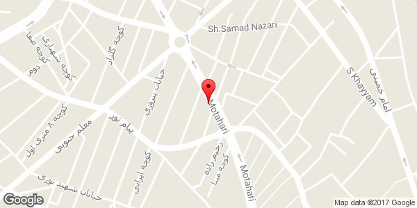 موقعیت پوشاک کوچولوها روی نقشه