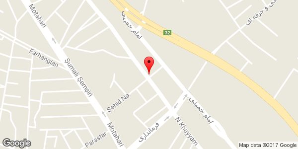 موقعیت زیبا سرای گیسو روی نقشه