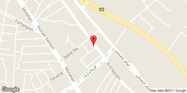 موقعیت حبوبات فروشی روی نقشه