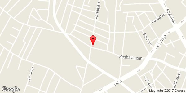 موقعیت سوپر مارکت روی نقشه