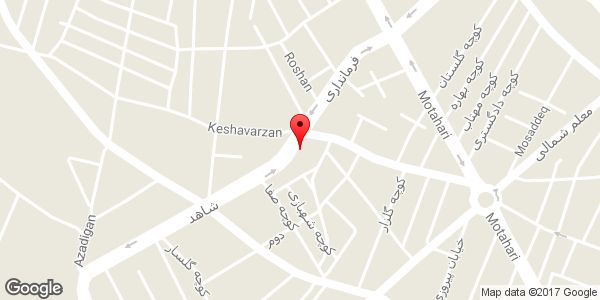 موقعیت خدمات کامپیوتری بابایی روی نقشه