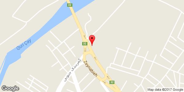 موقعیت جرثقیل شاهین روی نقشه