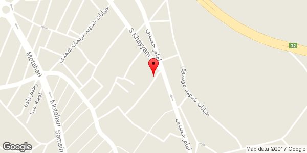 موقعیت گالری مبل خیام روی نقشه