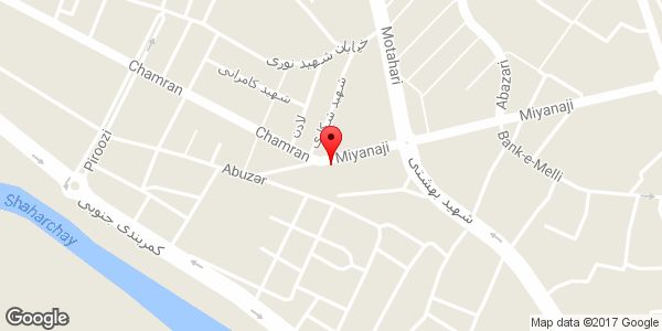 موقعیت دکوراسیون MDF وحید روی نقشه