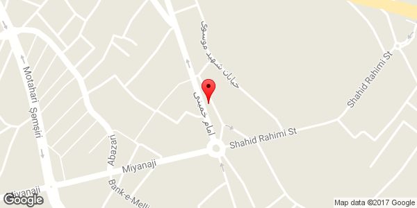 موقعیت ایزوگام امینی روی نقشه