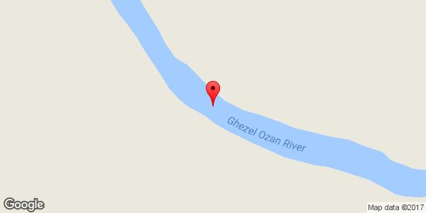 موقعیت پل تاریخی پردلیس روی نقشه