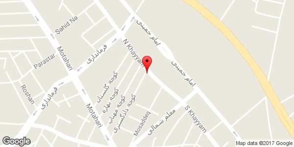 موقعیت سالن آرایشی آرامو روی نقشه