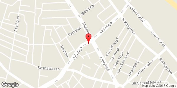 موقعیت فروشگاه لباس زنانه روی نقشه