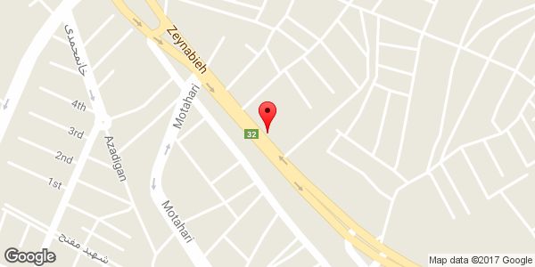 موقعیت فروشگاه مجاز لوازم یدکی خودرو صادقی روی نقشه