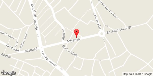 موقعیت باشگاه بدنسازی نامجو روی نقشه