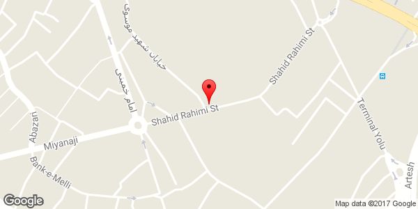 موقعیت آتلیه عروس تک ستاره روی نقشه