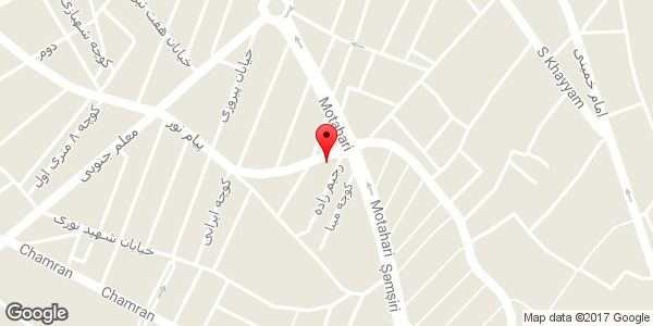 موقعیت گالری صادقی نژاد روی نقشه