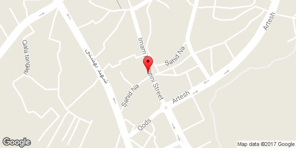 موقعیت سوپر مارکت روی نقشه