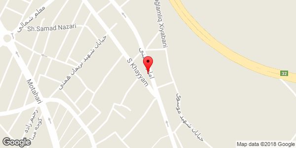 موقعیت فروشگاه اسفندیار روی نقشه