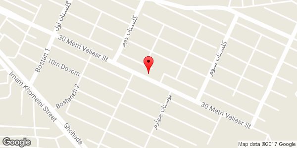 موقعیت لوله کشی حیدری روی نقشه