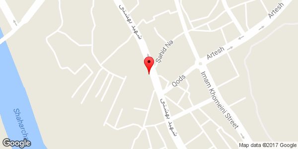 موقعیت موتور سیکلت تندرو روی نقشه