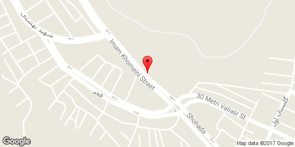 موقعیت فروشگاه رنگ اتومبیل محسن روی نقشه