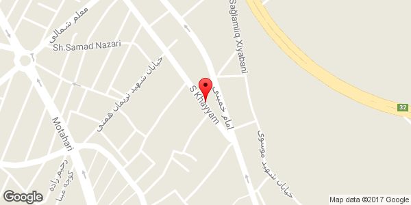 موقعیت شرکت گاز رسانی میانه آذر شعله روی نقشه