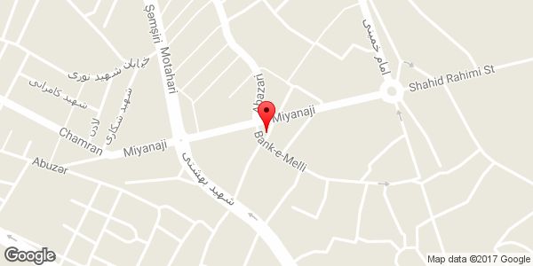 موقعیت نانوایی (سبوس دار) روی نقشه