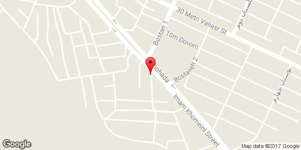 موقعیت تعویض روغنی رضا روی نقشه