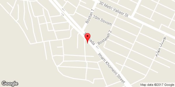 موقعیت فروشگاه قطعات یدکی برزگری روی نقشه