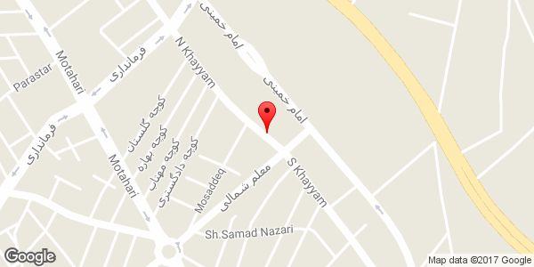 موقعیت مکمل ورزشی و غذایی نشاط روی نقشه