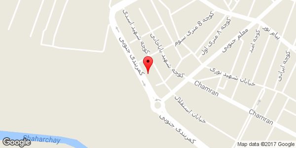 موقعیت سوپر مارکت روی نقشه