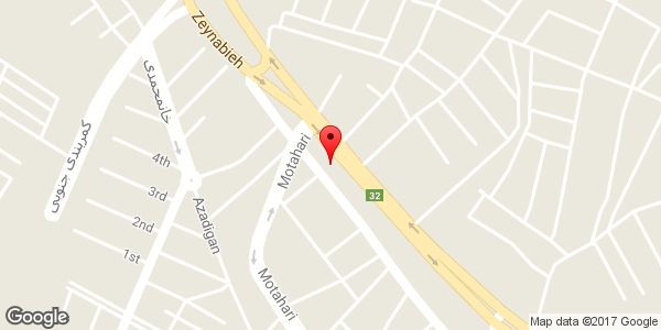 موقعیت جلوبند سازی حامد روی نقشه