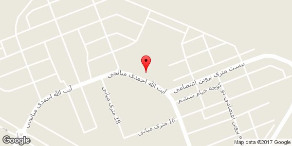 موقعیت سالن ورزشی کارگران روی نقشه